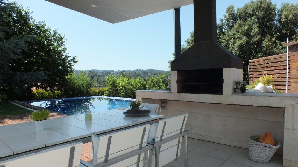 barbacoa jardin moderno valldoreix sant cugat del valles